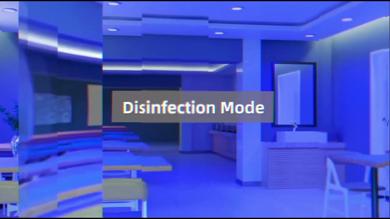 SunClean UVC LED Downlights Easy Healthy Disinfection Solution - Mode of operation