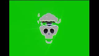 Skull Face Green Screen | Free VFX Overlay