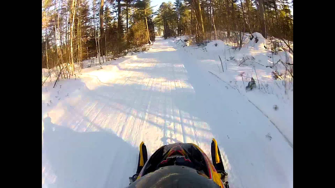 Snowmobiling in Ely Minnesota YouTube