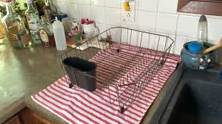This Rubbermaid Dish Rack Holds All Your Dishes! #amazonkitchenproducts
