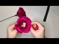 DIY - Flori de hartie floristica cu bomboane