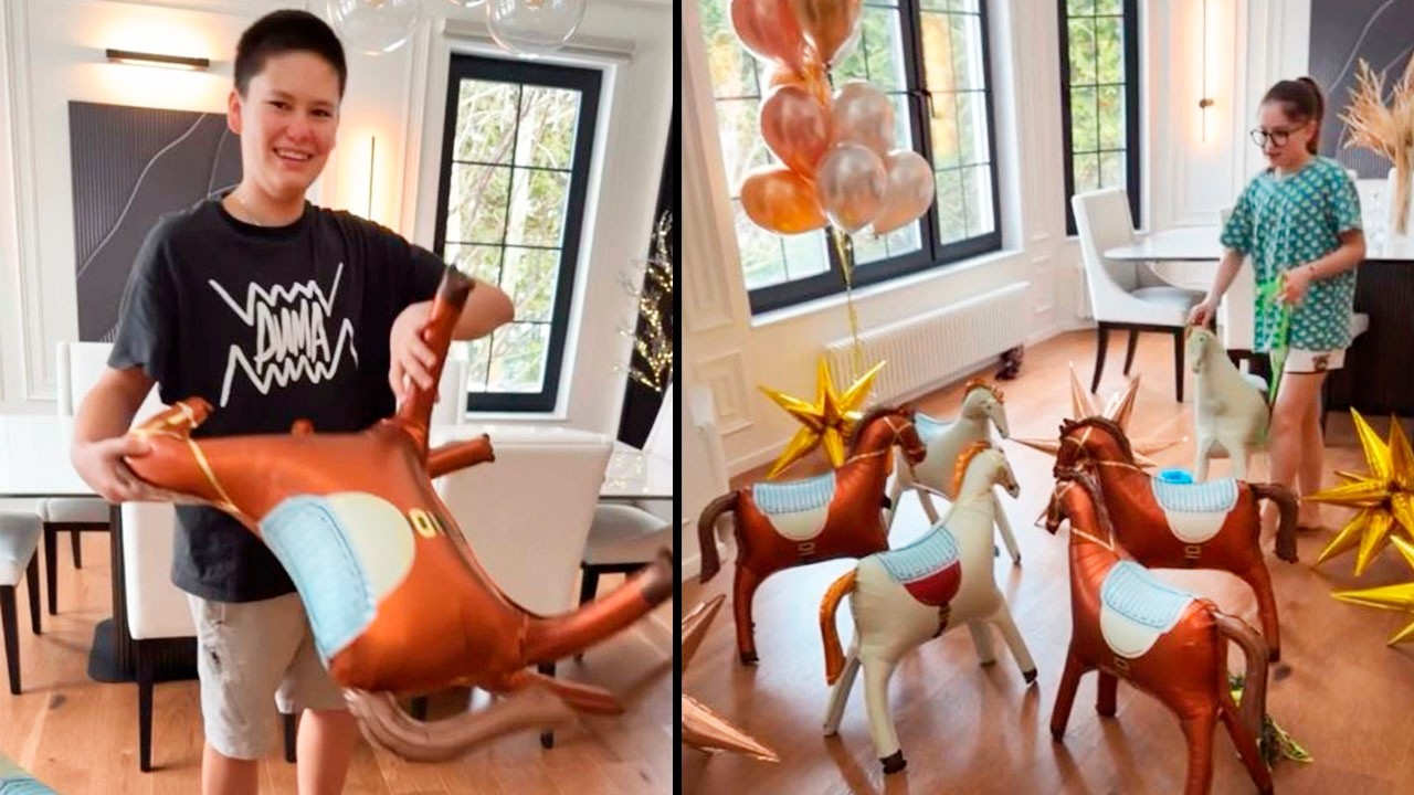 Дети Агаты Муцениеце в полном восторге! Сюрприз удался!