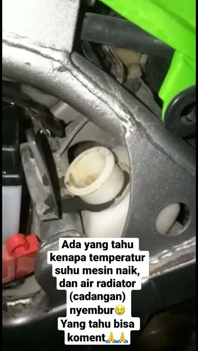 Ninja 150 ss keluar asap dari bawah mesin, dan nyembur air radiator😢🥲 #fyp #fypシ #beranda #ninja