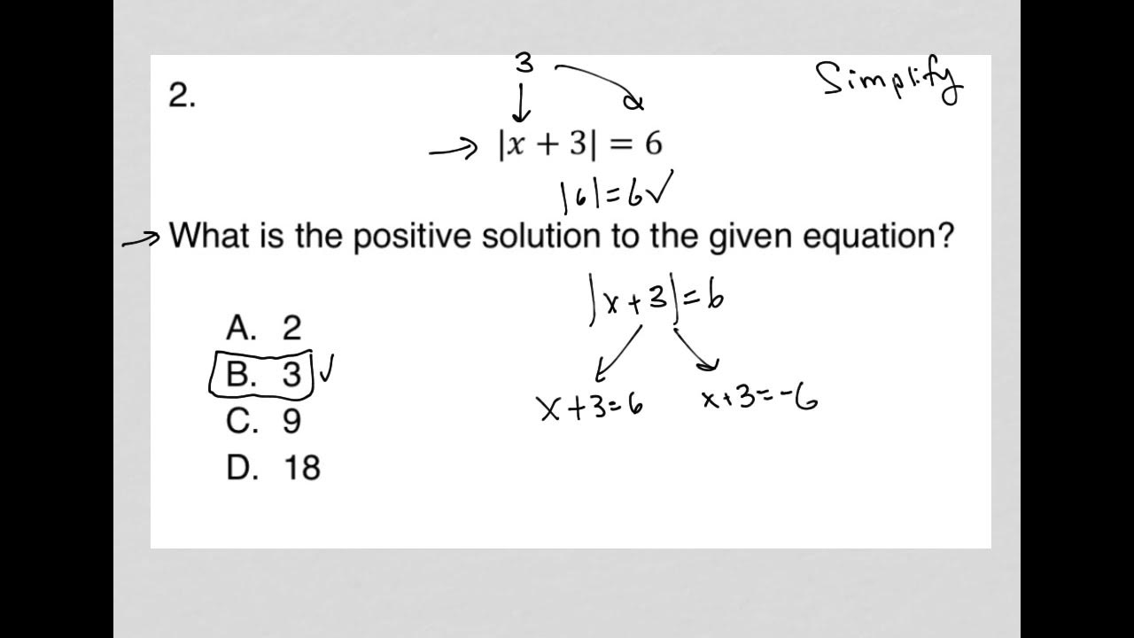 x-3-6-what-is-the-positive-solution-to-the-given-equation-youtube