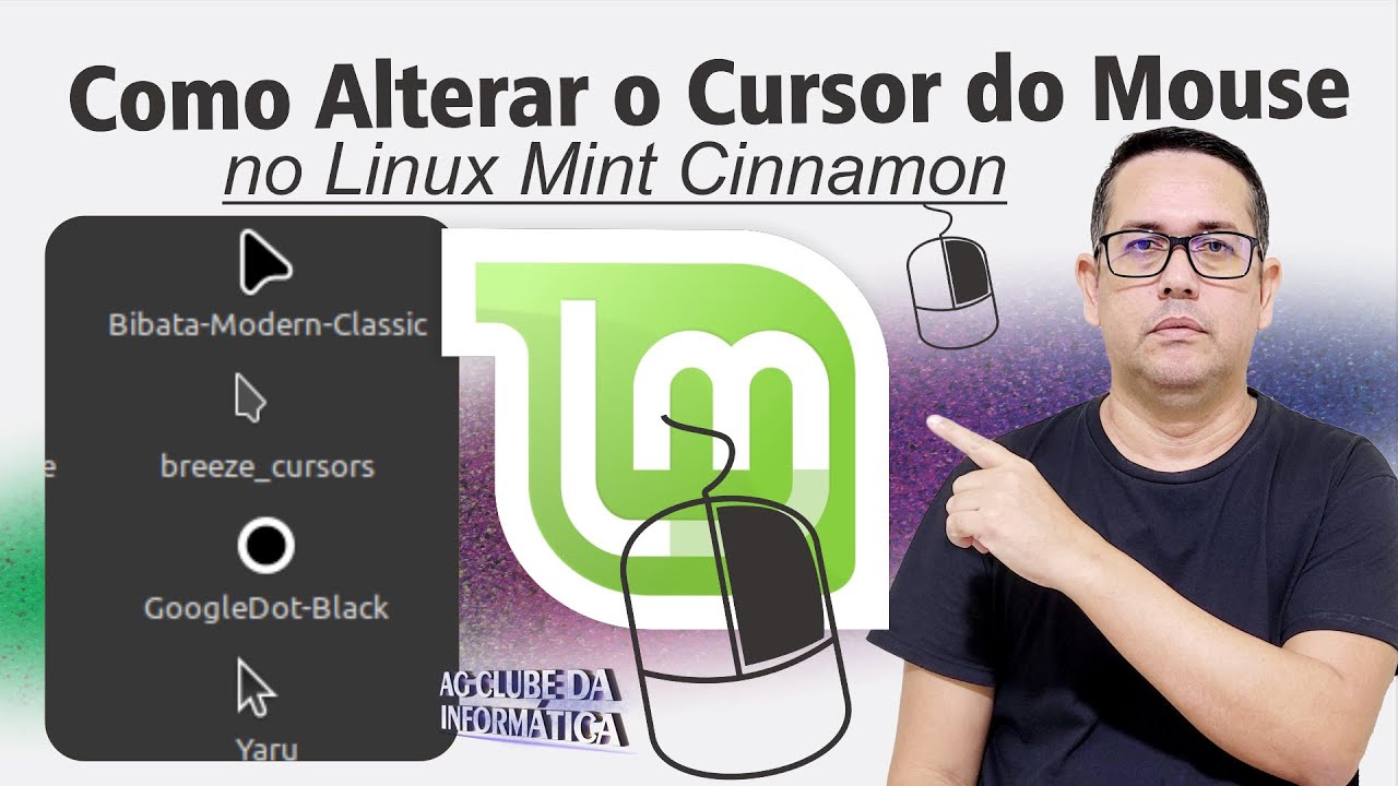 Como Alterar o Cursor do Mouse no Linux Mint - Cinnamon Desktop - YouTube