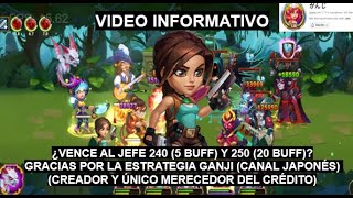 Video Informativo ¡¡VENCE A LOS JEFES 240 Y 250 CON POCO BUFF EN MANUAL!! ¡¡CRÉDITOS A GANJI!! HWDE.