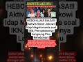 Aktivis Sebut Jokowi Megalomania soal IKN, Publik Heboh! #shorts #viralvideo