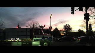🌅 Washington DC Dawn & Sunrise Drive in 4K | Part 2 – Western Ave → MacArthur Blvd