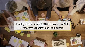 Employee Experience (EX) Strategies That Will Transform Organisations From Within