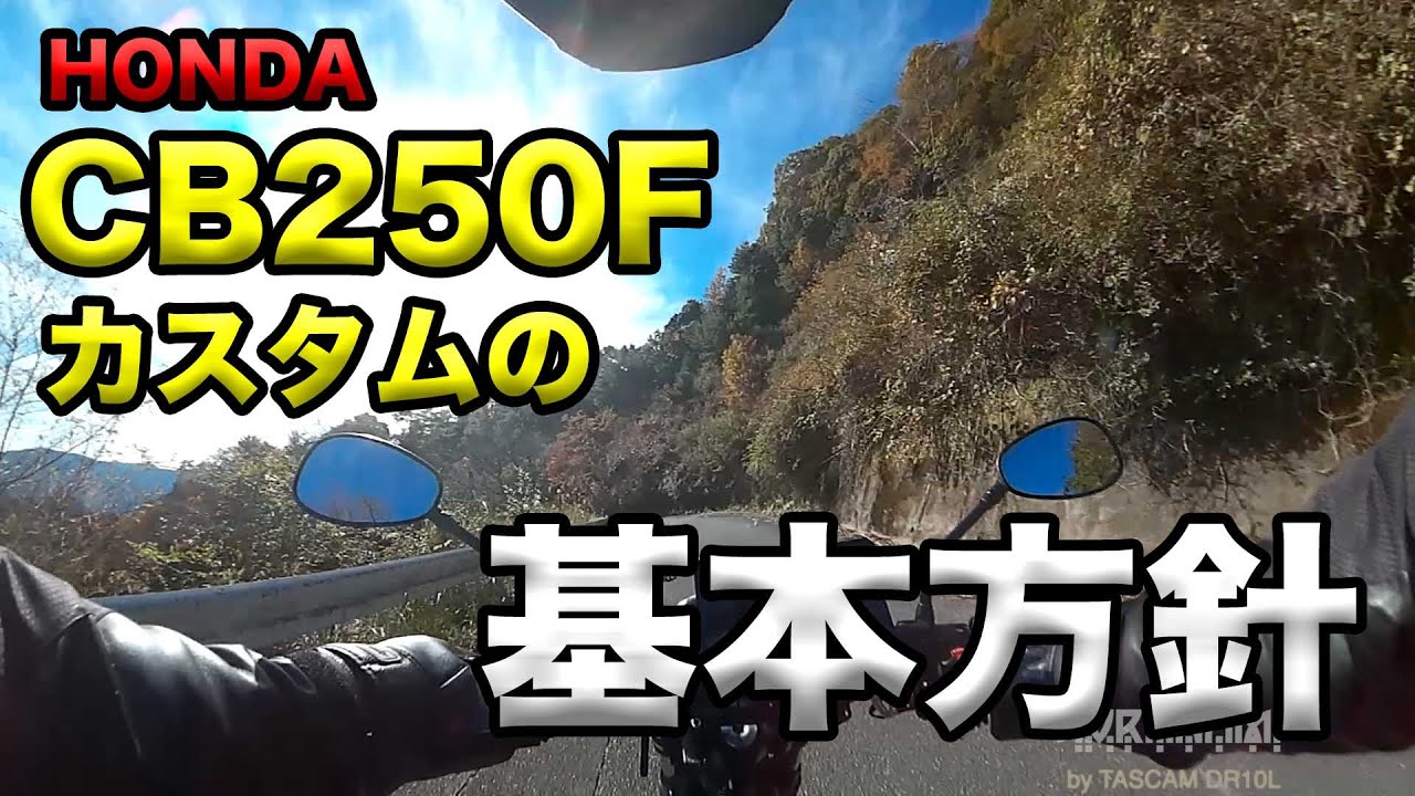 Basic principles of CB250F customization (customization that will