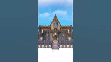 How To Build Stone And Deepslate Brick Ultimate Castle In Minecraft 1.20 | #shorts