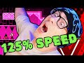 Recompleting MY MILESTONE DEMONS at 125% SPEED // Geometry Dash [Clubstep, Nine Circles]