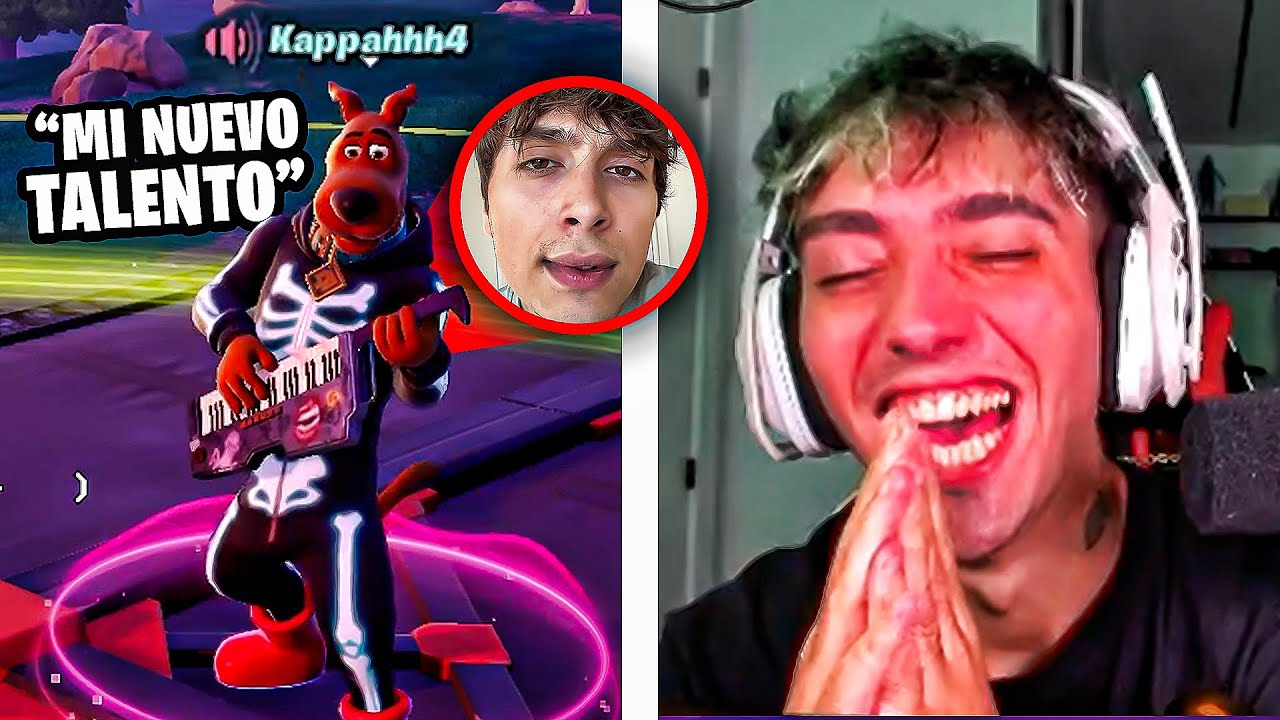 Kappah le enseña sus nuevas habilidades a Agustin51 en Fortnite