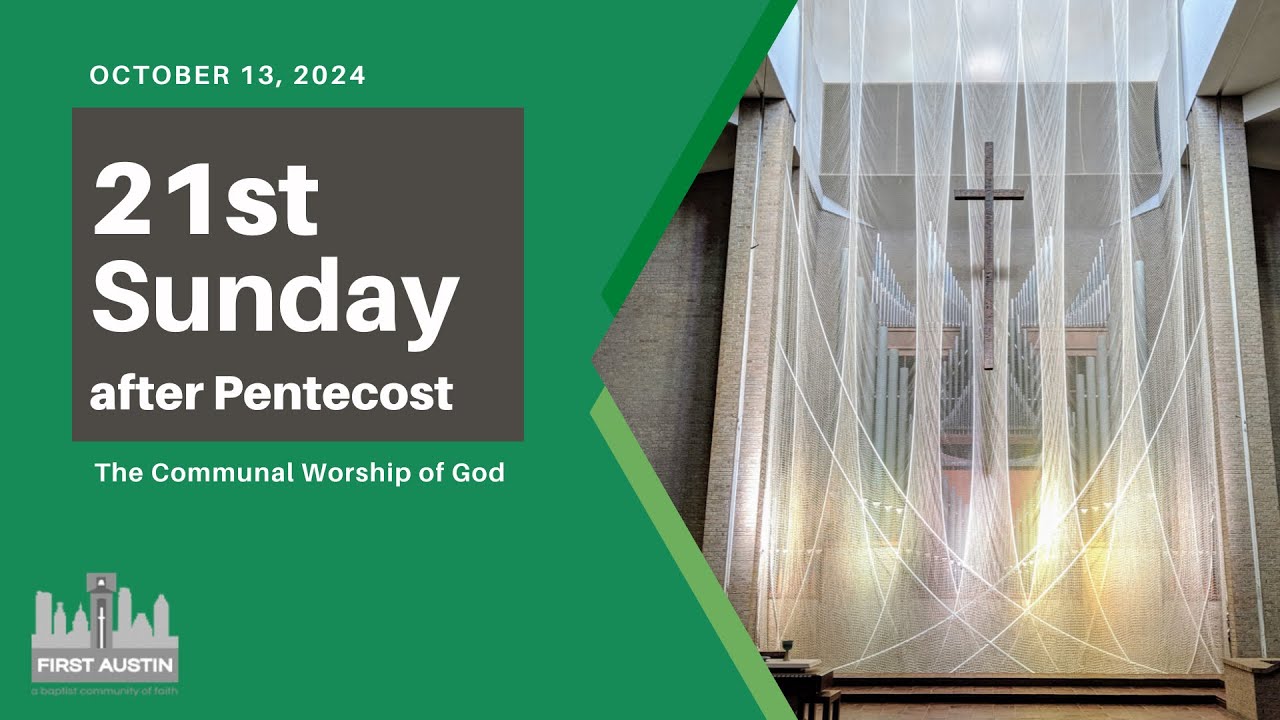 October 13, 2024 - 21st Sunday After Pentecost - YouTube
