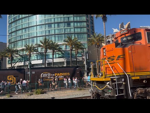 Padres Train MTS Green Line Bound to 12th & Imperial with the San Diego Padres Wrap ...