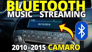 How To Connect Bluetooth 2010 - 2015 Camaro for Music Streaming