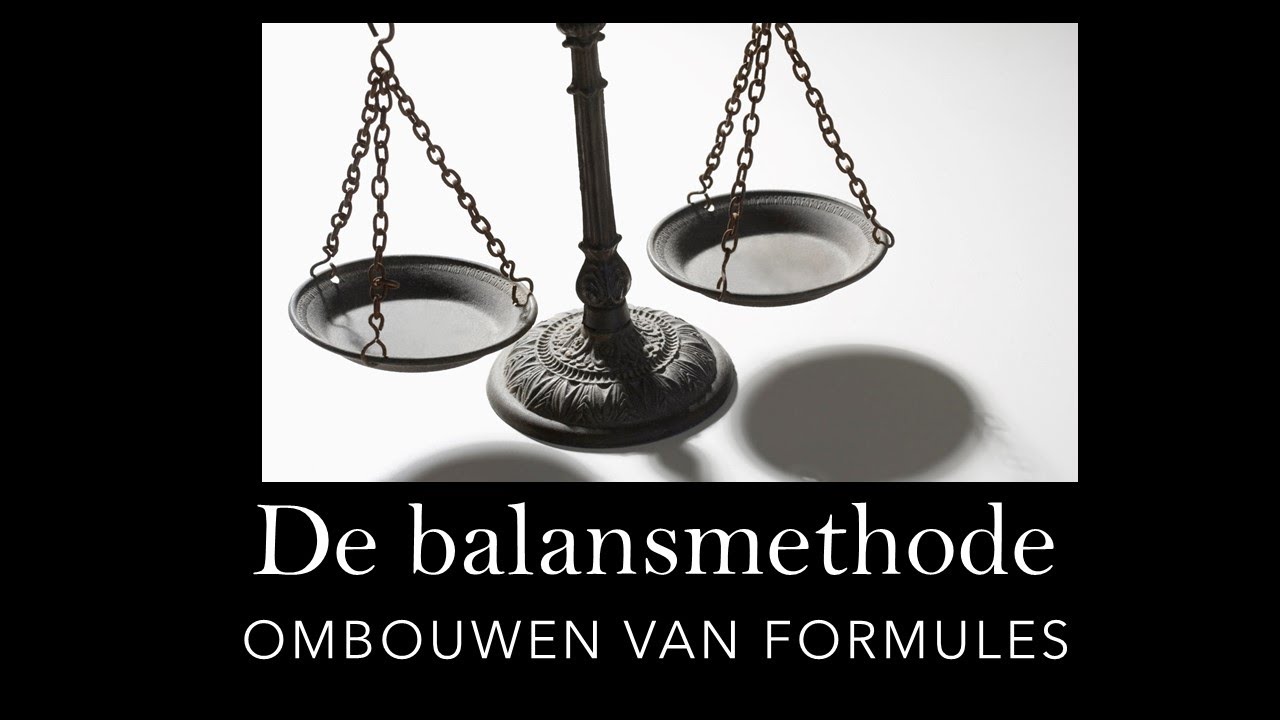 De balansmethode