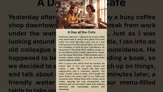 A Day at the Coffee Shop | Beginner English Listening & Speaking #shorts #english #learnenglish