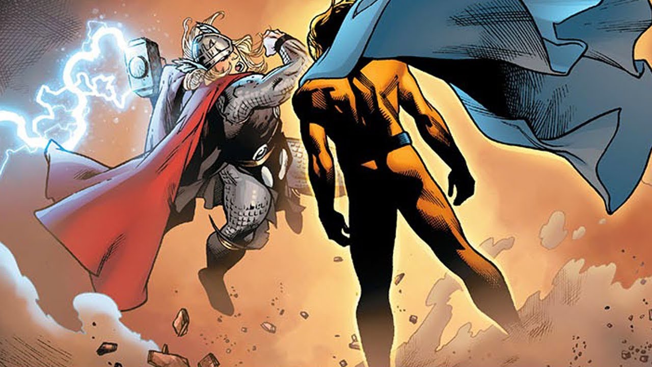 Thor vs the God Killer Sentry