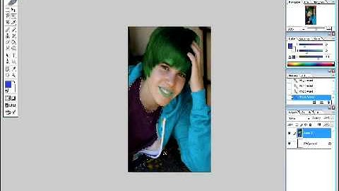 Justin Bieber Photoshop