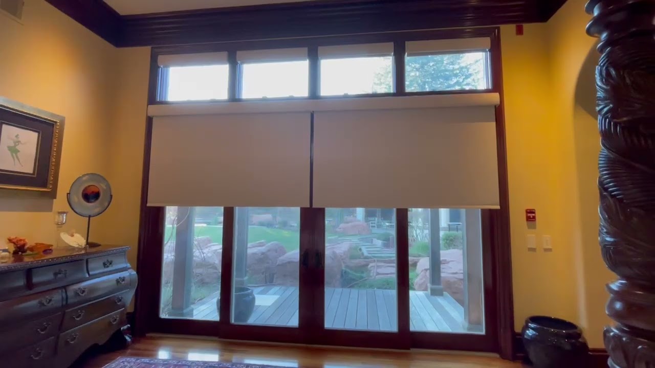 Lutron smart motorized shades YouTube