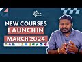 The latest and greatest courses at ksr march 2024 