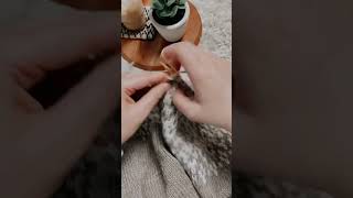 Fair isle knitting is my favorite 😍 #knitting #knit