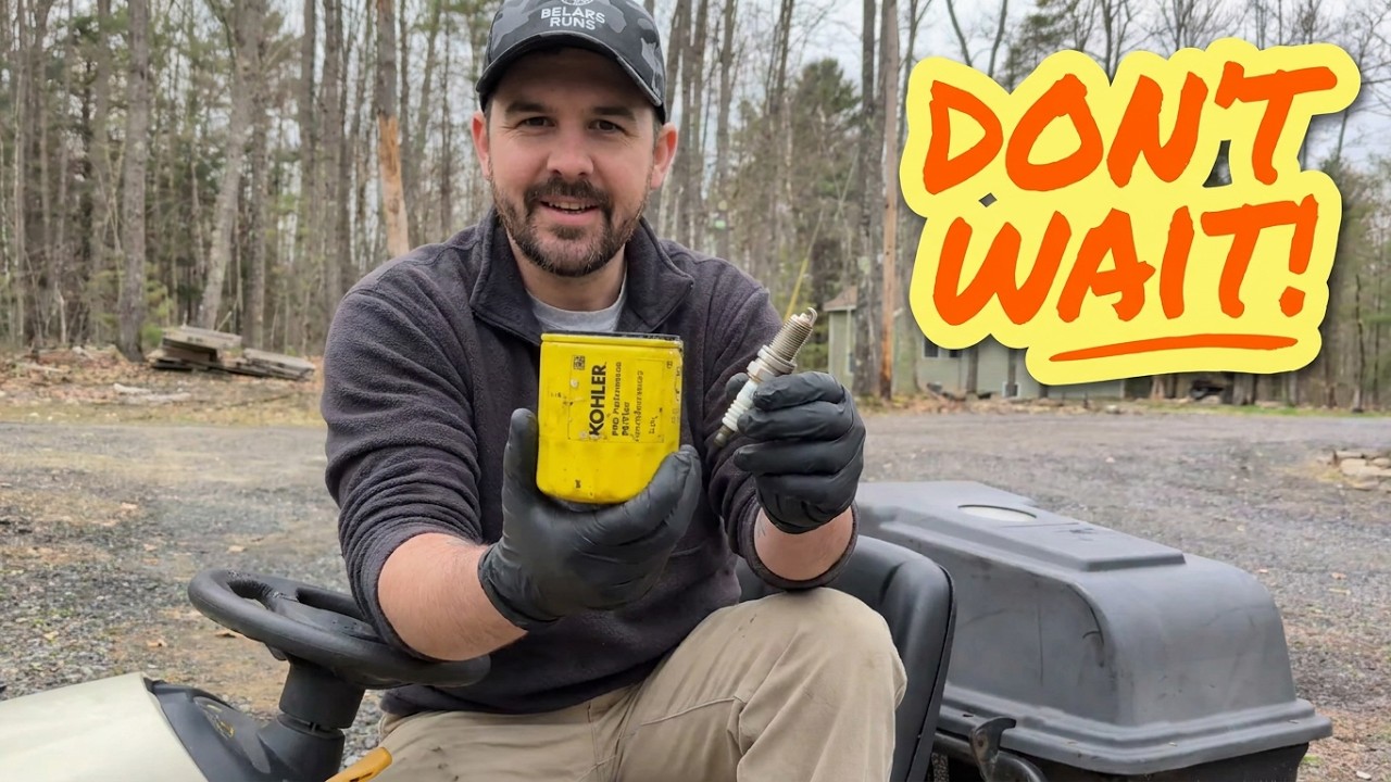 Tune up your riding mower for Spring! - YouTube