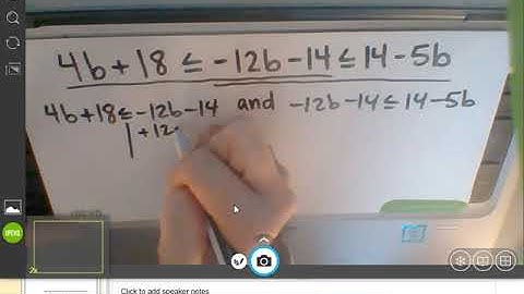 Compound Inequalities -- AND (Variables on both sides)