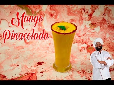 mango-pina-colada-|-summer-drink-recipe|-chef-harpal-singh-sokhi-|-mango-cooler-|-easy-mocktail