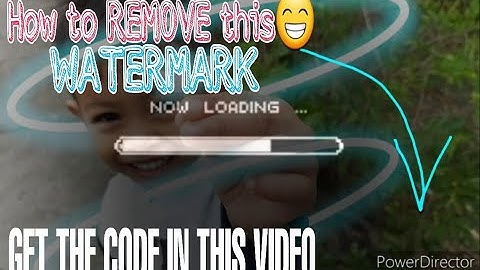 #WATERMARK #CYBERLINK How to remove watermark on powerdirector step by step latest/new updated 2020