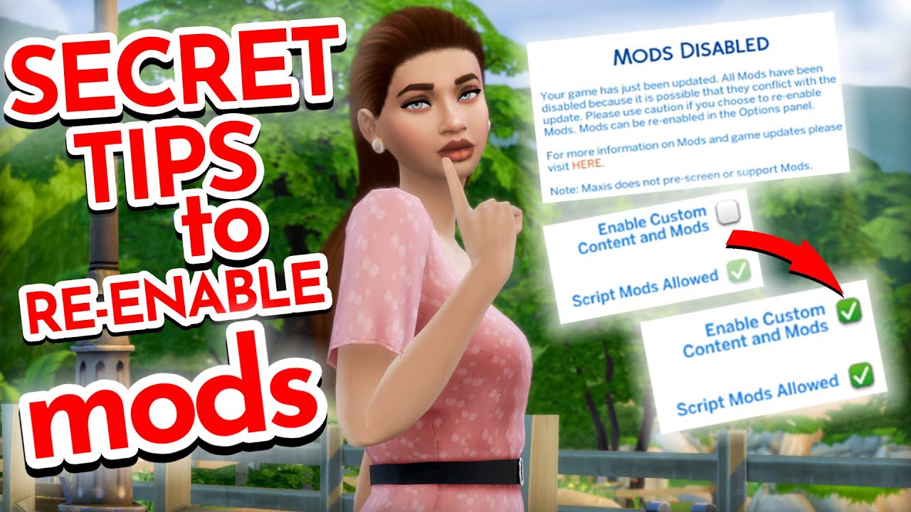 Maxis does not support mods