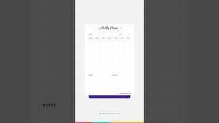 Printable Minimal Monthly Planner Template | A4 & US Letter | Free PDF Download