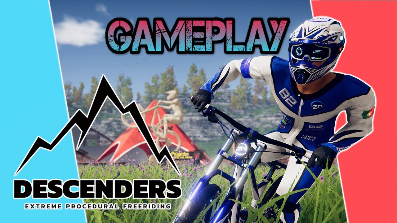 Descenders Switch gameplay  fahrrad Simulator #2 