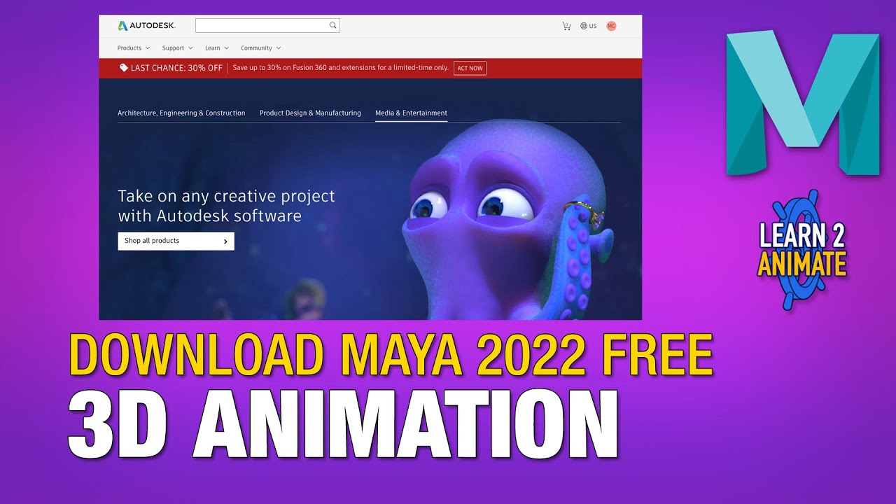 How to Download and Install Autodesk Maya for FREE!! Maya 2022 YouTube