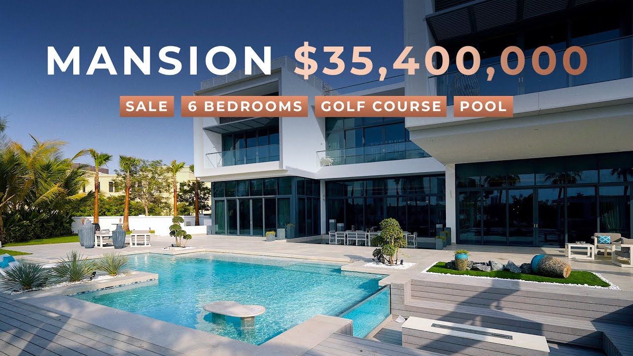 Sale | 6-Bed Golf Views Mansion in Dubai Hills Estate | $35,400,000