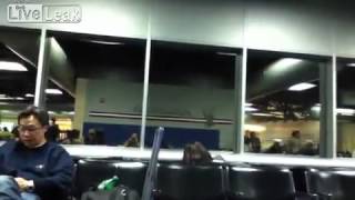 Raw Footage, St. Louis Airport Hit By Tornado