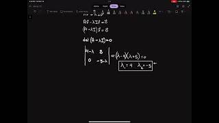 Math245: Ch. 8.8#13 | Finding Eigenvalues and Vectors of a 2by2