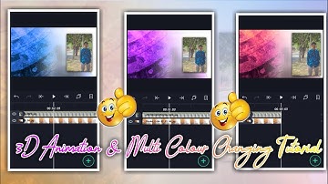 3D & Multi Colour Changing Animation Effect||Alight Motion|| Kinemaster||#Chandu_Creations98||