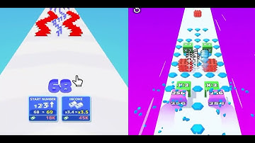 Number Master VS Jelly Run 2048 - Android iOS Gameplay  #1