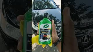 Turtle Wax The Restorer for headlight haze cleaner & polish  Review! (Longer video in Description)