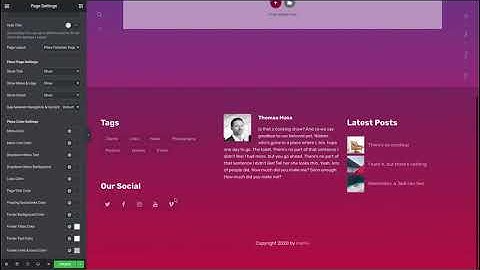 Creating and Settings Up a Page with Elementor Plexx Plugin tutorial for Wordpress