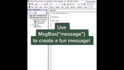 Make your very first macro code today!