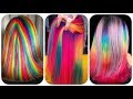 Colorful Hair ideas 💙Rainbow Color Hair Transformation! Hairstyle Tutorials Compilations #26