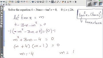 Solving 2nd degree trig equation