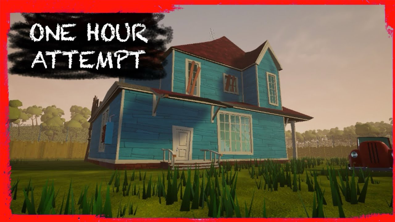 HELLO NEIGHBOR MOD KIT: ONE HOUR ATTEMPT [FULL RELEASE]