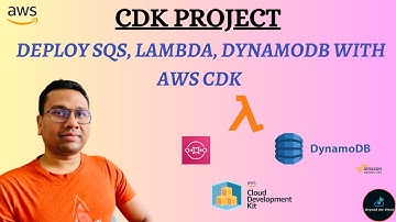 INFRASTRUCTURE AS CODE AWS CDK with Python | AWS SQS PUBLISH MESSAGE to LAMBDA & INSERT to DynamoDB