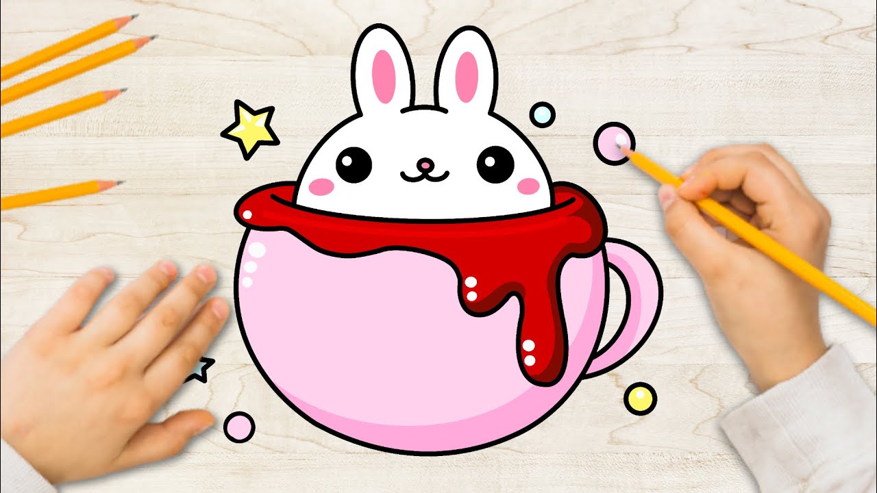 COELHINHO CHOCOLATE Como desenhar Cookie fofo Kawaii ❤ Desenhos Kawaii -  Desenhos para Desenhar 