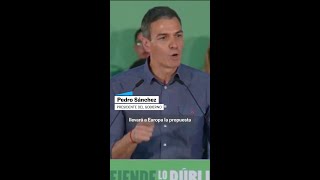 Sánchez pedirá a la UE romper el acuerdo con Israel: "No estamos de acuerdo con su gobierno" #shorts