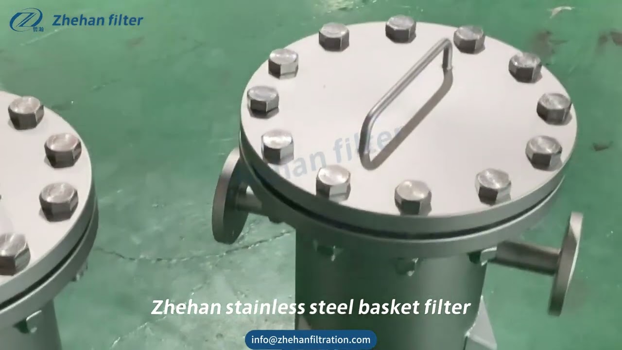Industrial Micron Mesh SS Stainless Steel Basket type Strainer Filter